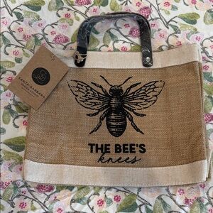 Santa Barbara Design Studio Tan and Black Tote Bag